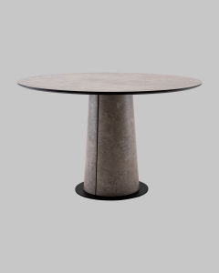 Стол круглый Stool Group Пулон 120 см столешница HPL бетао