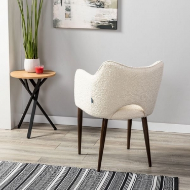 Стул R-home Ralf Vent бежевый/т.орех