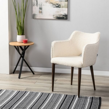 Стул R-home Ralf Vent бежевый/т.орех