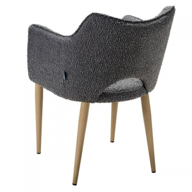 Стул R-home Ralf Vent темно-серый/нат.дуб