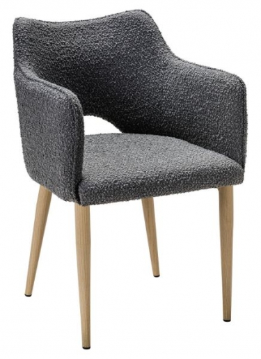 Стул R-home Ralf Vent темно-серый/нат.дуб