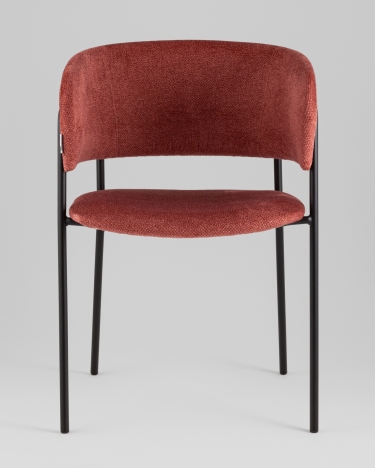 Кресло Stool Group Нэлли New буклированный велюр терракотовый