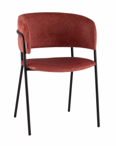 Кресло Stool Group Нэлли New буклированный велюр терракотовый