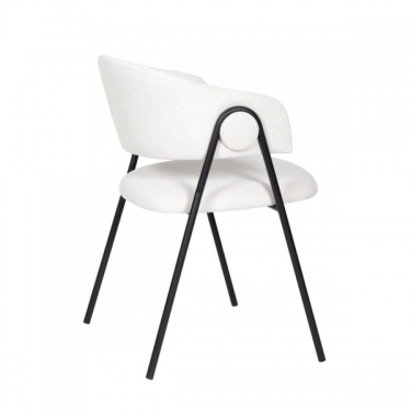 Стул Stool Group Колин вельвет молочный