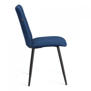 Стул обеденный Tetchair Asti 2 шт. в упаковке TREND, велюр, Blue синий, 50х55х93