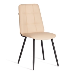 Стул обеденный Tetchair Asti 2 шт. в упаковке TREND, экокожа , бежевая, 50х55х93