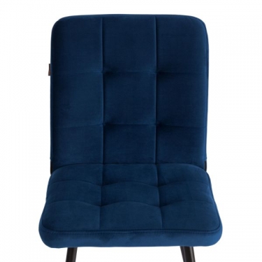 Стул обеденный Tetchair Medeo 2 шт. в упаковке LT, велюр, Blue синий, 45х56х89 см