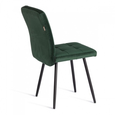 Стул обеденный Tetchair Medeo 2 шт. в упаковке LT, велюр, Deep Forest изумруд, 45х56х89 см