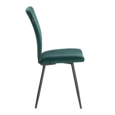 Стул обеденный Tetchair Monte Carlo 2 шт. в упаковке TREND, велюр, Deep Forest изумруд, 49х51х93 см