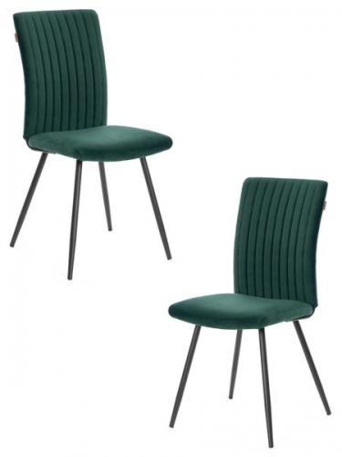 Стул обеденный Tetchair Monte Carlo 2 шт. в упаковке TREND, велюр, Deep Forest изумруд, 49х51х93 см
