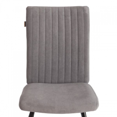 Стул обеденный Tetchair Monte Carlo 2 шт. в упаковке TREND, велюр, серый/черный, 29, 49х51х93 см