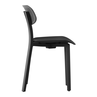 Стул Tetchair JOLLY mod. XRB-096-B2 пластик, черный black, 46 х 50,5 х 78 см