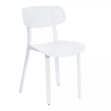Стул Tetchair JOLLY mod. XRB-096-B2 пластик, белый white, 46 х 50,5 х 78 см