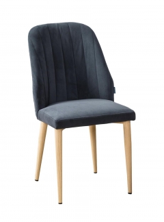 Стул R-home Alen Diag grey_нат.дуб