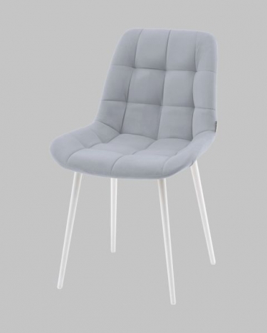 Стул Stool Group Флекс N светло-серый белые ножки