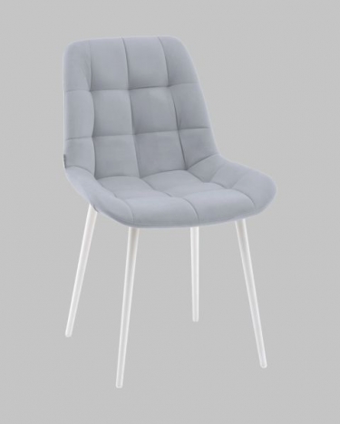 Стул Stool Group Флекс N светло-серый белые ножки