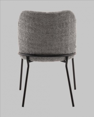 Стул с подлокотниками Stool Group Кози new ткань букле темно-серый