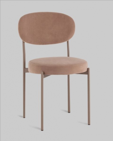 Стул Stool Group Бриф DD велюр капучино каркас капучино муар
