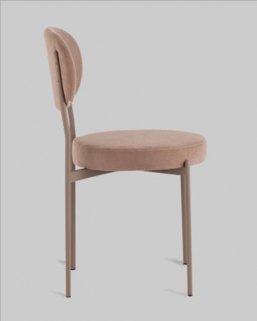 Стул Stool Group Бриф DD велюр капучино каркас капучино муар