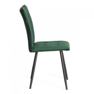 Стул обеденный Tetchair Bari 2 шт. в упаковке LT, велюр, Deep Forest изумруд, 41х55х89 см