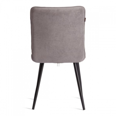 Стул обеденный Tetchair Bari 2 шт. в упаковке LT, велюр, серый/черный, 29, 41х55х89 см