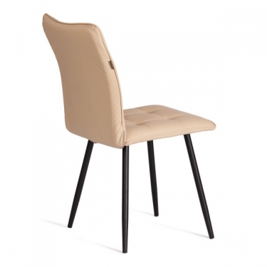 Стул обеденный Tetchair Bari 2 шт. в упаковке LT, экокожа , бежевая, 41х55х89 см