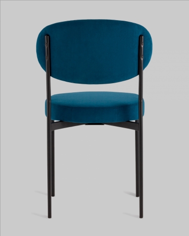 Стул Stool Group Бриф DD велюр синий 4 шт.