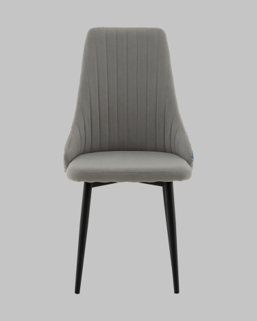 Стул Stool Group Касаденика велюр серый спинка гобелен перья