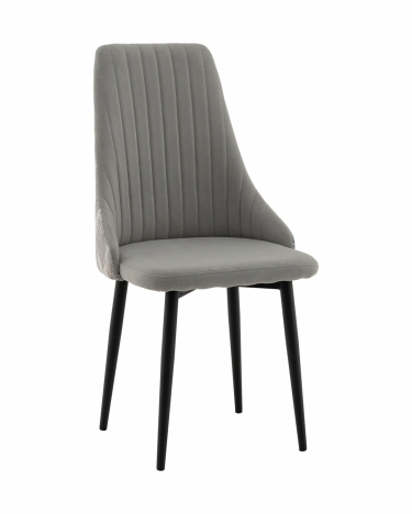 Стул Stool Group Касаденика велюр серый спинка гобелен перья