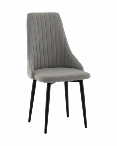 Стул Stool Group Касаденика велюр серый спинка гобелен перья