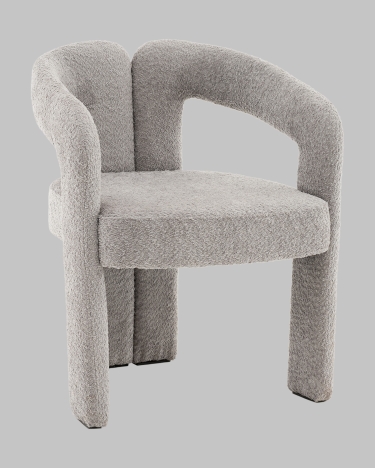 Стул Stool Group Болинджер букле светло-серый