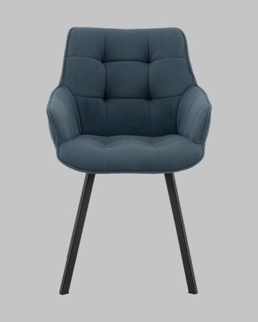 Стул Stool Group Амальри велюр серо-синий