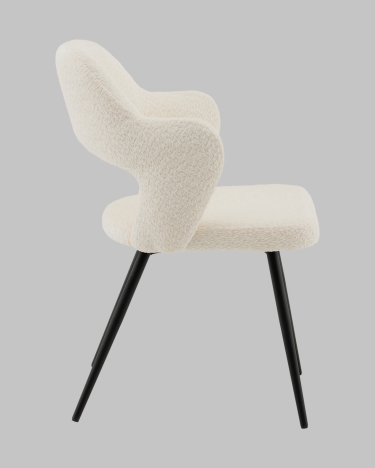 Стул Stool Group Роккиана букле молочный