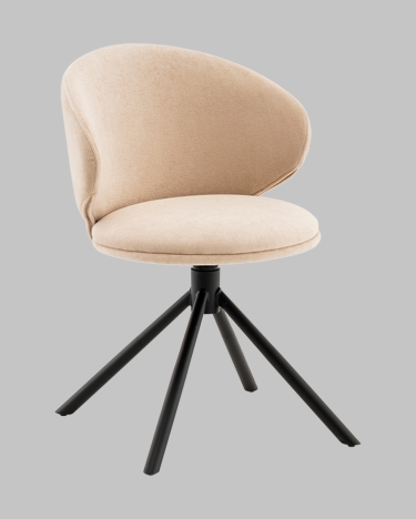 Стул Stool Group Труфальд велюр бежевый