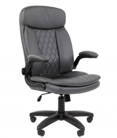 Кресло офисное Chairman CHAIRMAN 533 экокожа Серый