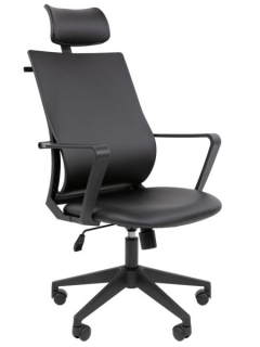 Кресло руководителя Chairman Chairman 545 экокожа Черный