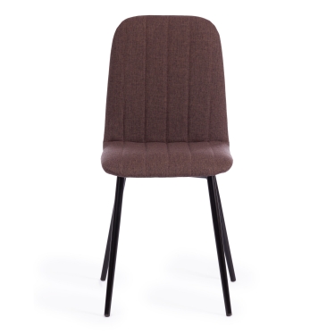 Стул Tetchair ARC / 1 шт. в упаковке ткань/металл, 46 х 52 х 88 см, коричневый 01/черный