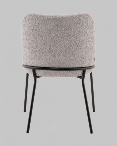 Стул с подлокотниками Stool Group Кози new ткань букле серый