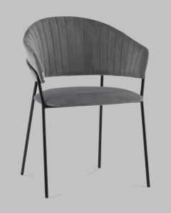 Стул Stool Group Бруно NEW велюр серый