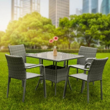 Комплект мебели Афина-мебель AFM-4030G Grey 4pcs