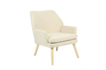 Кресло Stool Group Харви бежевый деревянные ножки