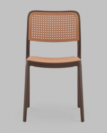 Стул Stool Group Yona пластиковый коричневый