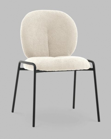 Стул Stool Group Моллек С букле молочный