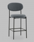 Стул полубарный Stool Group Бриф DD ПБ букле темно-серый