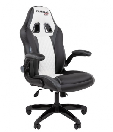 Кресло геймерское Chairman CHAIRMAN GAME 15 черный/серый/белый