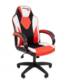 Кресло геймерское Chairman CHAIRMAN GAME 17 черный/красный/белый