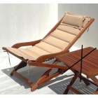 Складное кресло-шезлонг Афина-мебель AFM-709A Beige