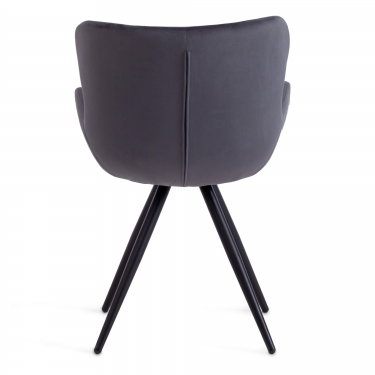 Кресло Tetchair BOEING mod. 9120 / 1 шт. в упаковке металл/вельвет, 42x58x84.5x47см, серый HLR 21/черный