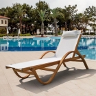 Шезлонг-лежак Афина-мебель Мальта AFM-511C White