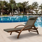 Шезлонг-лежак Афина-мебель Мальта AFM-512B Olive